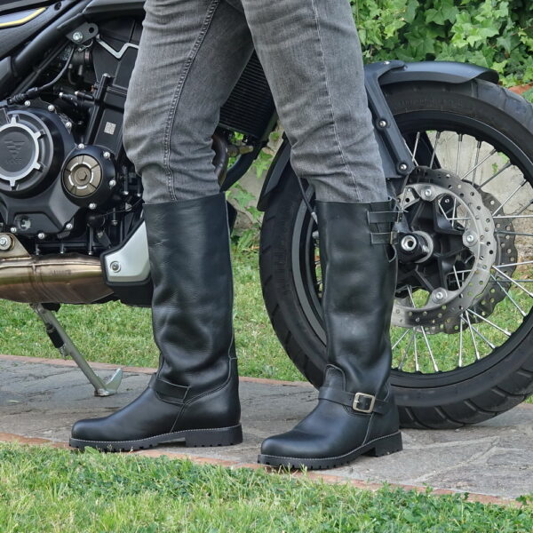 Biker Knee Boots - Image 7